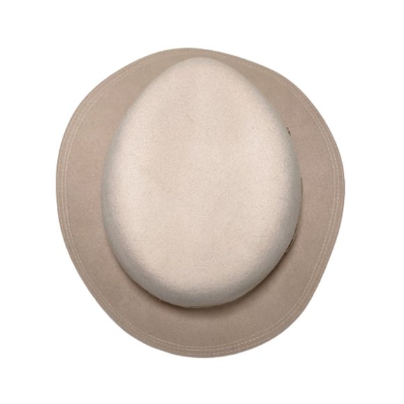 Mr. K Originals/Geo. W. Bollman Hats Vintage 100% Wool Felt Fedora - Picture 3 of 9